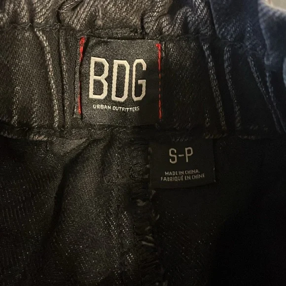 Urban Outfitters BDG Black Denim High Rise Shorts Size S - Picture 5 of 7